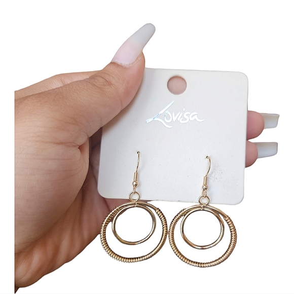 ❤️Lovisa Gold Double Hoop Earrings☆ - Picture 1 of 1